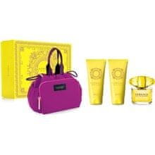 Versace Versace - Yellow Diamond Gift set EDT 90 ml, body lotion 100 ml, shower gel 100 ml and handbag 90ml 