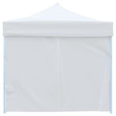 Vidaxl Zložljiv pop-up šotor za zabave z 8 stranicami 3x9 m bel