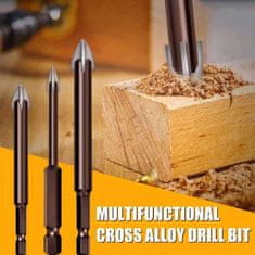 Netscroll Komplet 5 svedrov za vrtanje (5 kos.), EfficientDrilling