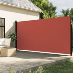 shumee Zložljiva stranska tenda terakota 220x600 cm