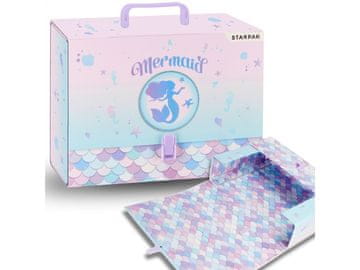 STARPAK Trdna mapa z ročajem, mapa za otroke, morska deklica A4