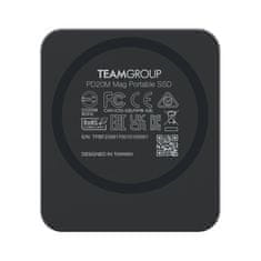 TeamGroup 2TB PD20M Mag Prenosni SSD disk - Siva