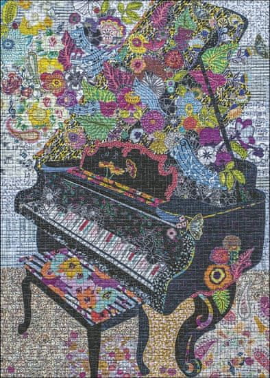 Heye Puzzle Quilt Art: klavir 1000 kosov