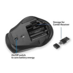 ACT AC5145 Multi Connect črna brezžična miška