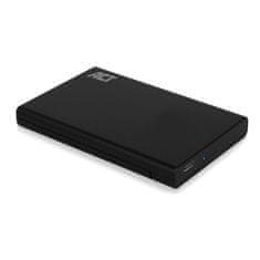 ACT AC1225 2,5" SATA USB-C 3.2 Gen2 brez vijakov aluminjasto prenosno ohišje za trdi disk/SSD