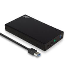 ACT AC1405 USB3.2 3,5" brez vijakov aluminjasto ohišje za trdi disk