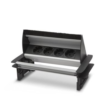 Delight montažna namizna vtičnica - 4x 250V, 16A, IP20