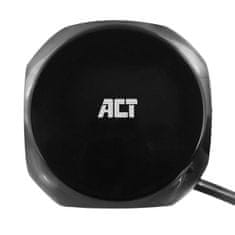 ACT AC2400 napajalna kocka 3x 220V / 3x USB A 1,5m črna