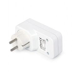 Gembird EG-ACU2-01-W stenski električen razdelilec bel 1x 240V 2 x usb A