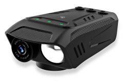 Nedis večnamenska kamera za kolo 3v1/ Full HD/ 2Mpix/ LED žaromet/ rog/ USB-C/ reža za micro SD/ črna