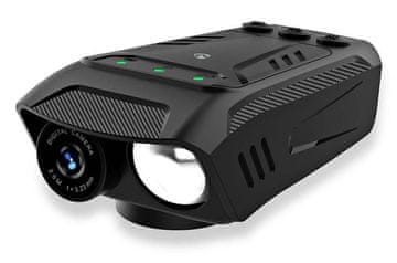 Nedis večnamenska kamera za kolo 3v1/ Full HD/ 2Mpix/ LED žaromet/ rog/ USB-C/ reža za micro SD/ črna