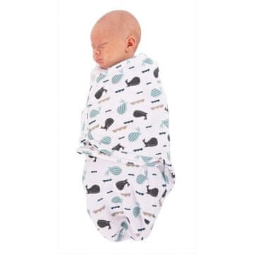 Bo Jungle B-Wrap SMALL Ocean Whales