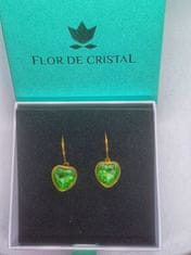 Flor de Cristal Uhani Cintia temno modra - Uhani s kristali