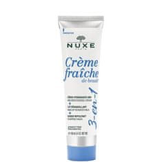 Nuxe Vlažilna krema, mleko za odstranjevanje ličil in maska za polnjenje 3 v 1 Creme Fraiche De Beauté (M