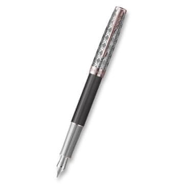 Parker Nalivno pero Sonnet Premium Metal Grey PGT, 18K - pest F