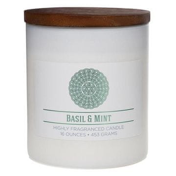 Colonial Candle Svíčka Wellness, Basil & Mint, Bazalka a máta, 453 g