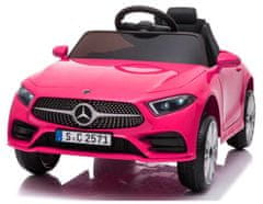 BabyCAR 12V MERCEDES CLS 350 AMG pink - otroški električni avto