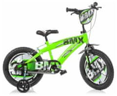 Dino Otroško kolo 14 col BMX green