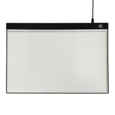 WOWO LED risalna tabla za prerisovanje A3 USB