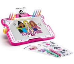 WOWO Osvetljena kreativna risalna tabla Barbie Maped