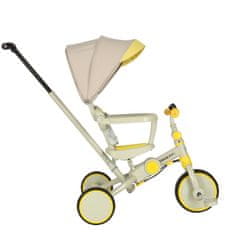 WOWO Tricikel TRIKE FIX Lite V4 - Rumen in siv tricikel TRIKE FIX Lite V4 z vizirjem
