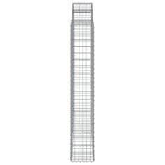 Vidaxl Obokane gabion košare 8 kosa 200x30x180/200 cm pocinkano železo