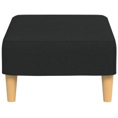 Vidaxl Stolček za noge črn 77x55x31 cm blago