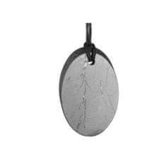 KARELIA Amulet "Blaginja" - Zelo Redki Naravni Črni Kamen ŠUNGIT - Ogrlica Za Dobrobit