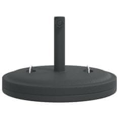 Vidaxl Podstavek za senčnik z ročaji za Ø38/48 mm palice 25 kg okrogel