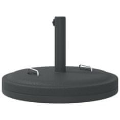 Vidaxl Podstavek za senčnik z ročaji za Ø38/48 mm palice 25 kg okrogel
