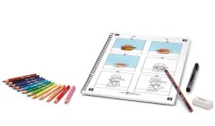 WOWO Animaker Flash Pop Maped kreativni umetniški komplet za ustvarjanje animacij, risanje filmskih okvirjev