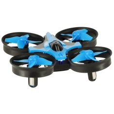 WOWO Mini dron na daljinsko upravljanje - Mini dron JJRC H36 RC, daljinsko voden, 2,4 GHz, 4CH, 6 osi, moder