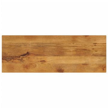 shumee Mizna plošča 140x50x3.8 cm pravokotna trden mangov les