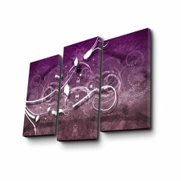 Wallity Dekorativno slikarstvo na platnu (3 kosi), 3PATK-100