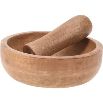 EXCELLENT Odlično KO-A65005530 s kladivom iz mangovega lesa 15 x 15 x 5 cm