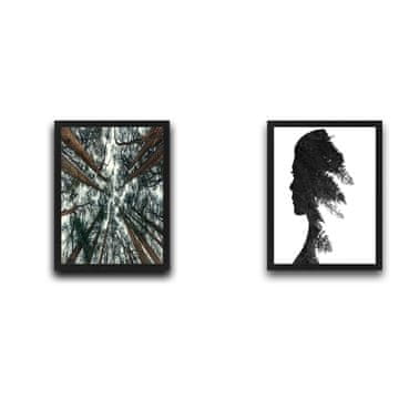 Wallity Dekorativno uokvirjeno slikarstvo (2 kosa)