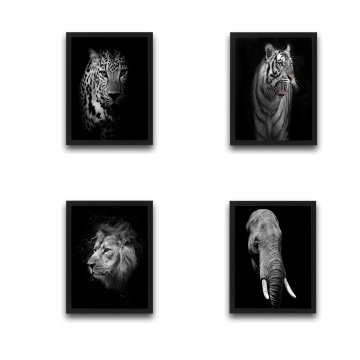 Wallity Dekorativno uokvirjeno slikarstvo (4 kosi)