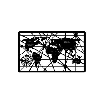 Wallity Dekorativni kovinski stenski pripomoček