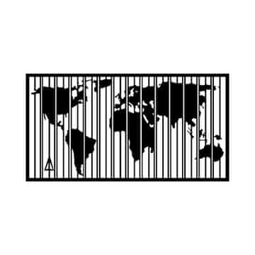 Wallity Dekorativni kovinski stenski pripomoček