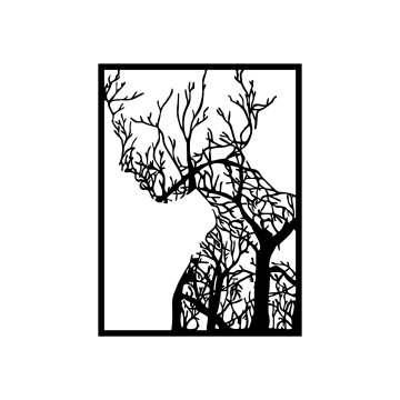 Wallity Dekorativni kovinski stenski pripomoček