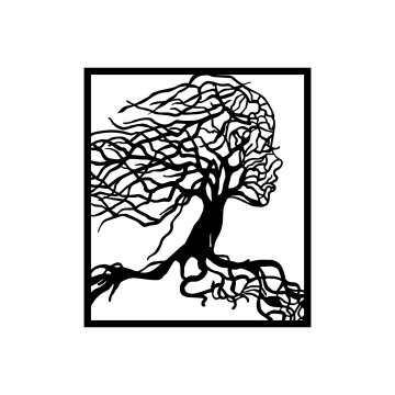 Wallity Dekorativni kovinski stenski pripomoček