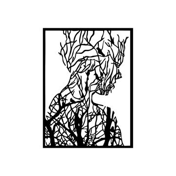 Wallity Dekorativni kovinski stenski pripomoček