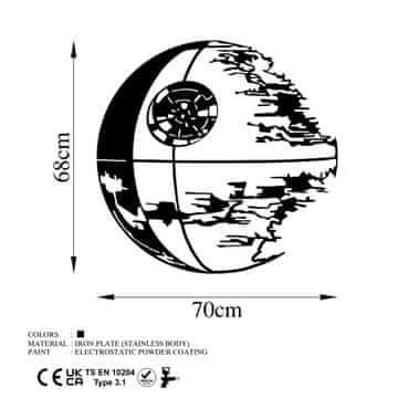Wallity Dekorativni kovinski stenski pripomoček