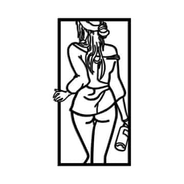 Wallity Dekorativni kovinski stenski pripomoček