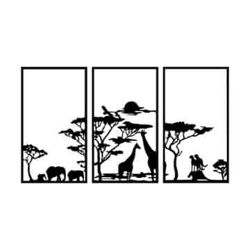 Wallity Dekorativni kovinski stenski pripomoček