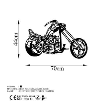 Wallity Dekorativni kovinski stenski pripomoček