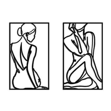 Wallity Dekorativni kovinski stenski pripomoček