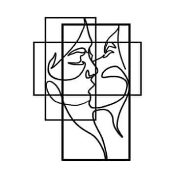 Wallity Dekorativni kovinski stenski pripomoček