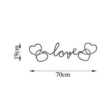 Wallity Dekorativni kovinski stenski pripomoček