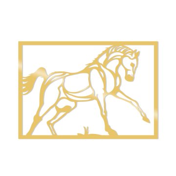 Wallity Dekorativni kovinski stenski pripomoček